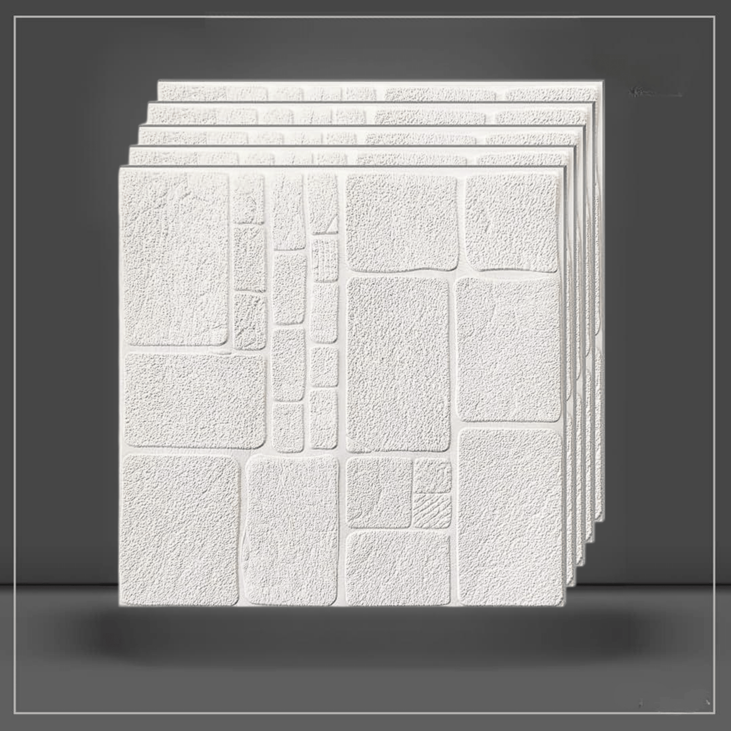 3D Sticker Foam Panels (2.30 Feet X 2.50 Feet) - Macmlone