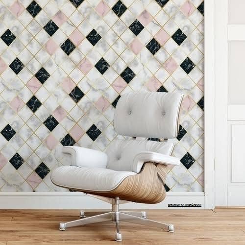 Pink and Black Diy Wallpaper Stickers - Macmlone