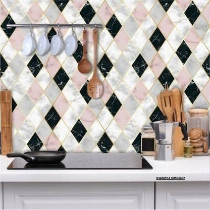 Pink and Black Diy Wallpaper Stickers - Macmlone