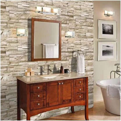 Vintage Brick Pattern wallpaper Sticker (16.5 Feet X 1.5 Feet) - Macmlone